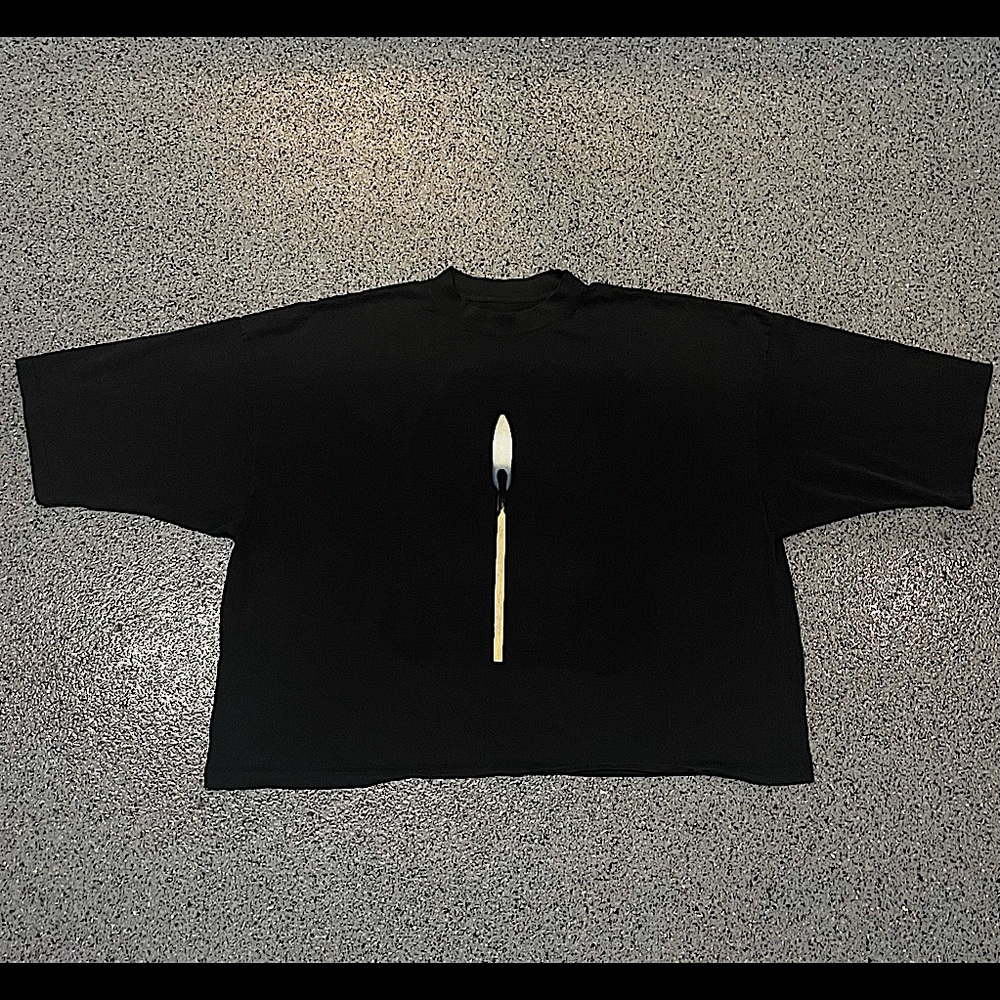 Kanye West Donda 2 YZY x GAP x Balenciaga Black Match T-Shirt Album Merch